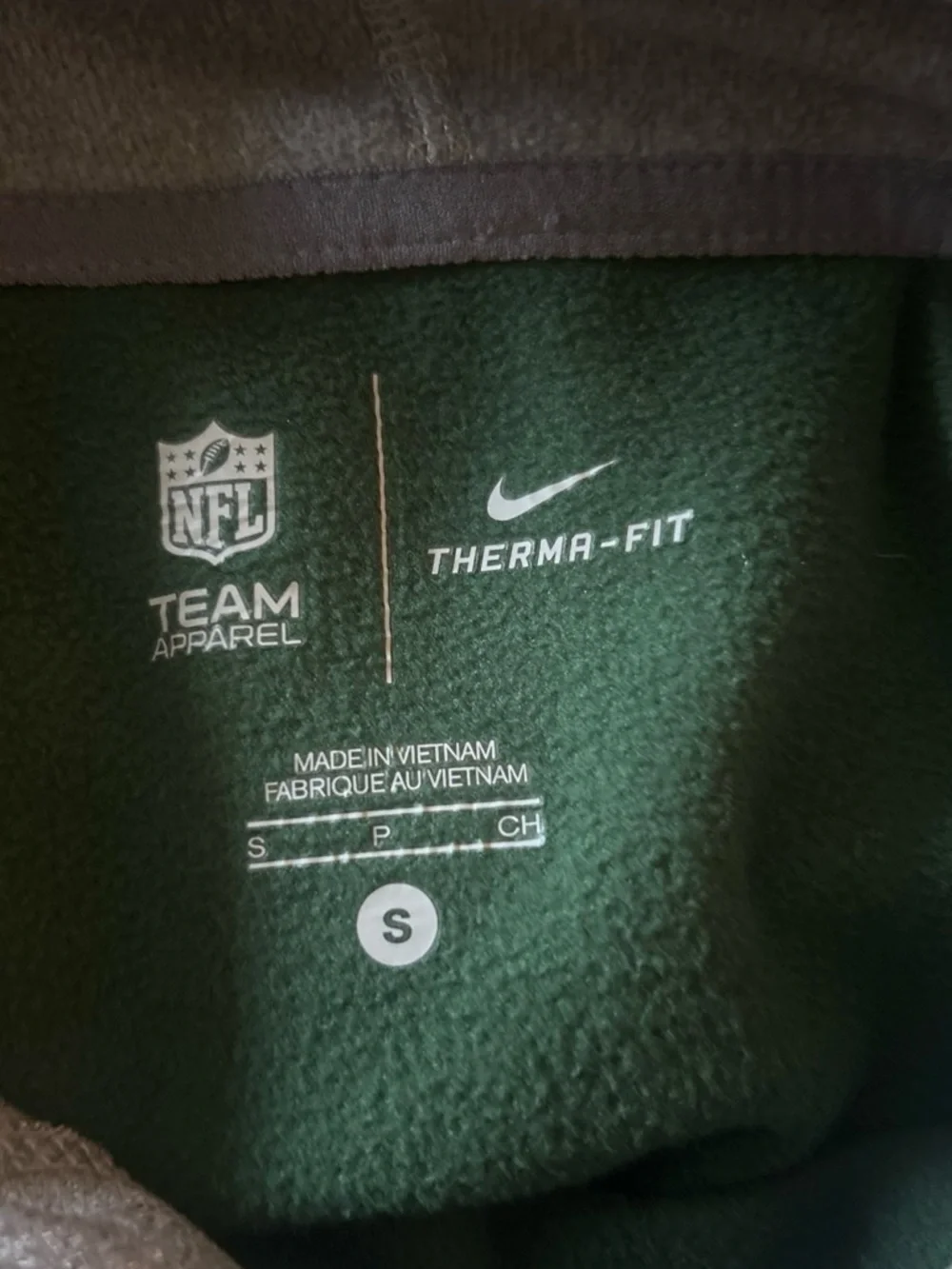 NY Jets Team Apparel Therma-Fit Team Pullover Size Small